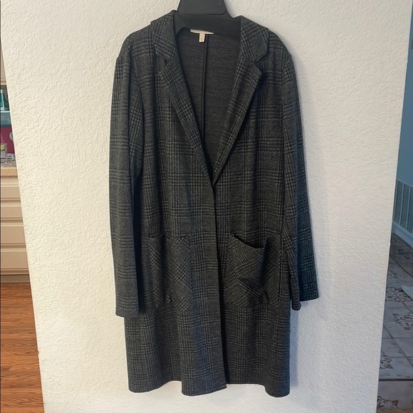 Anthropologie Gray Blazer Wool Blend - Picture 1 of 10